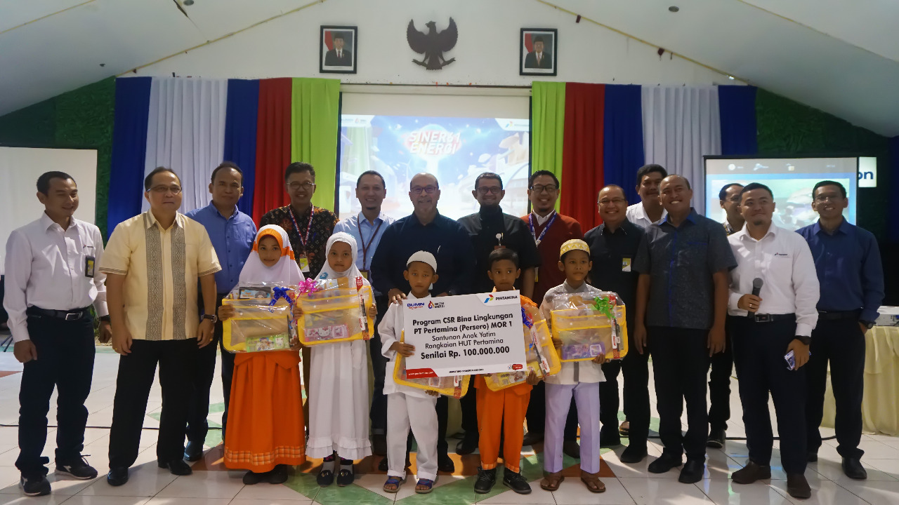 Syukuran HUT ke-61, Pertamina Bagikan Santunan kepada 12 Panti Asuhan